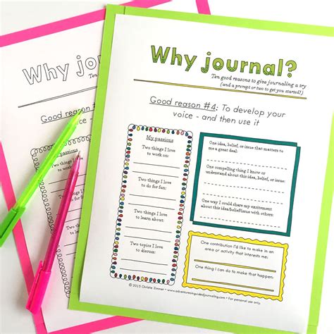 Why Journal? Good Reason #4 | Journal, Journal prompts, Journal printables