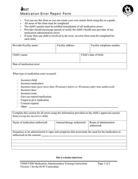 Virginia Medication Error Report Form Fill Out Sign Online And