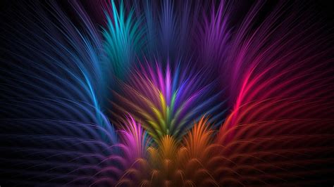 Sunlight Colorful Digital Art Abstract Reflection Cgi Symmetry