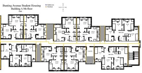 Residence Hall Floor Plan