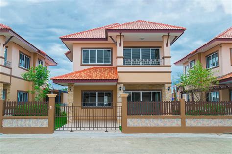 All major companies offer numerous options to add a bit of style to a standard door. Colorful 2 Story Thai House with Interior Images - Pinoy ...