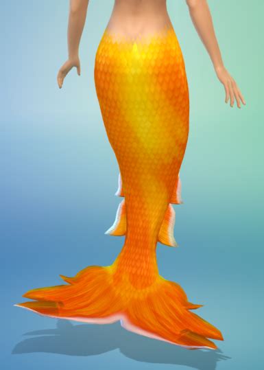Goldfish Mermaid Tail At The Sims 4 Nexus Mods And Community