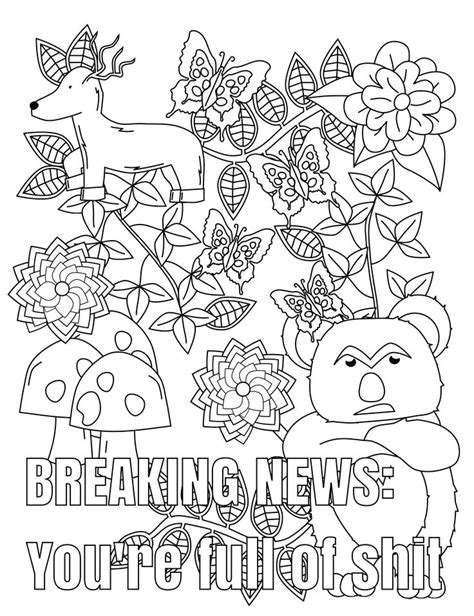 Coloring page ~ unique free printable coloring pages for adults. Swear Word Coloring Pages - Best Coloring Pages For Kids
