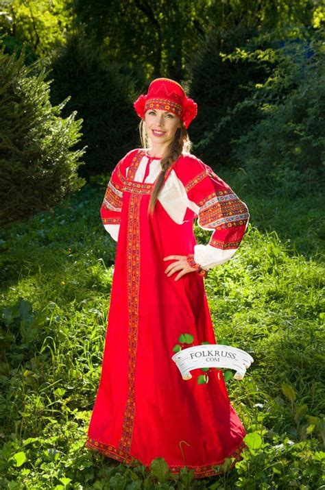 Original Russian Sarafan Traditional Russian Woman Etsy Russian Dress Russian Clothing