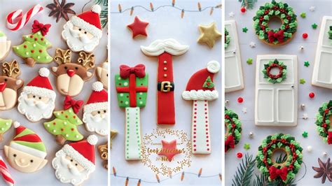 And while those fun blobby men are great for when you are decorating your christmas cookies by yourself or with your kiddos. CHRISTMAS DECORATED COOKIES ~ Learn how to decorate various Christmas cookie designs - YouTube