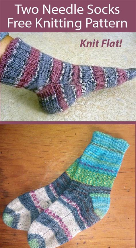 Amazing Knitting Easy Two Needle Ribbed Slipper Socks Free Pattern 2d9