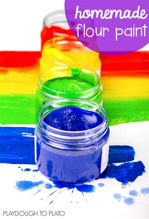 Why is wondra flour different? Homemade Flour Paint Recipe - Playdough To Plato