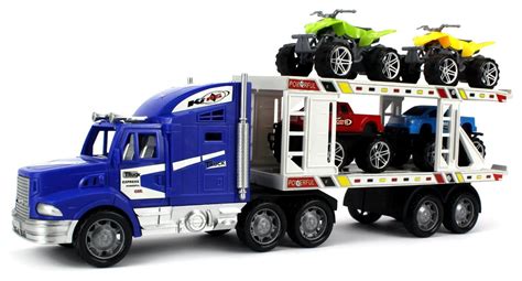 Off Road King Express Trailer Childrens Kids Friction Toy Truck Ready