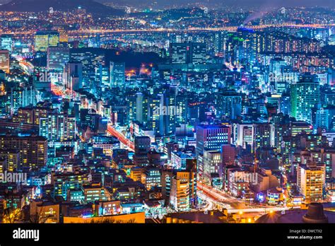 Seoul South Korea Cityscape Stock Photo Alamy
