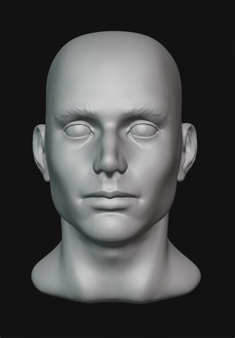 Face Sculpt Study Blender Character Modeling Anatomy Sculpture