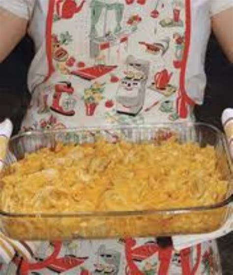 Rating top with remaining cheese. Chicken Noodle Casserole by Paula Deen Recipe