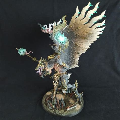 Lord Of Change Finished I Went For A Few Unusual Colors For Tzeentch