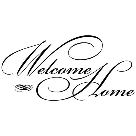 Welcome Home Wall Sticker Wall