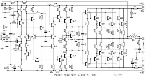 The first are the classically controlled class b circuit diagram is wrong! 60W Class-A Power Amp