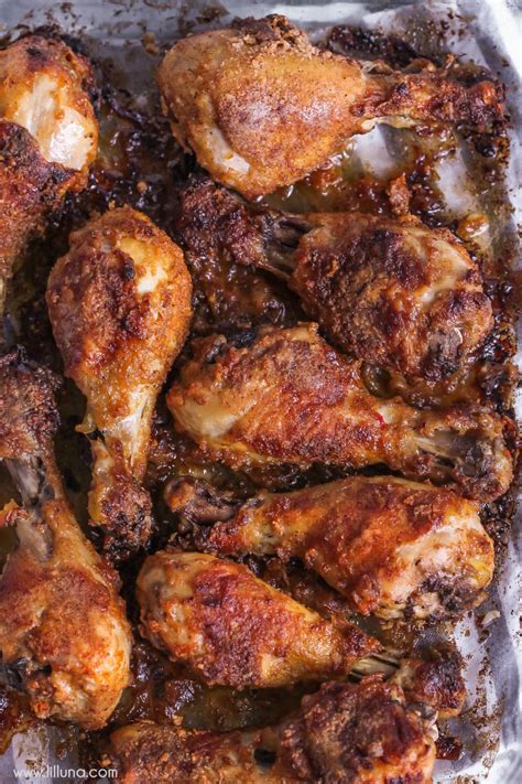 It's my favorite way to bake chicken because it's moist and tender every time and. Oven Baked Drumsticks Recipe | Lil' Luna