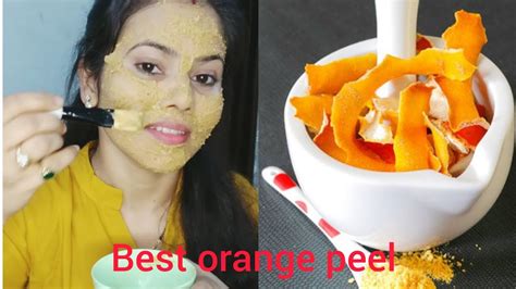 Orange Peel Face Mask For Glowing Skin Orange Peels For Skin Glowing