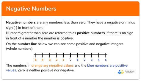 Negative Numbers Gcse Maths Steps Examples And Worksheet