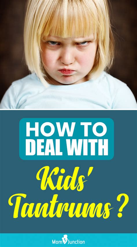 How To Deal With Kids Tantrums Tantrum Kids Kids