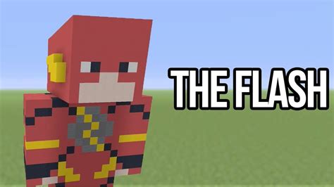 Minecraft How To Build The Flash From The Justice League Youtube