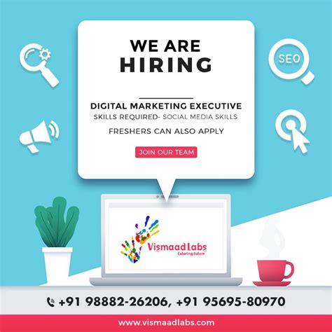 We Are Hiring Digital Marketing Executive Come And Apply Now Hurry Up Have A Great Career At