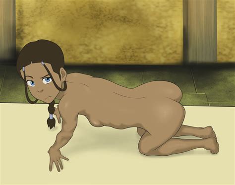 Rule 34 Anaxus Ass Avatar The Last Airbender Barefoot Blue Eyes Brown Hair Confused Female