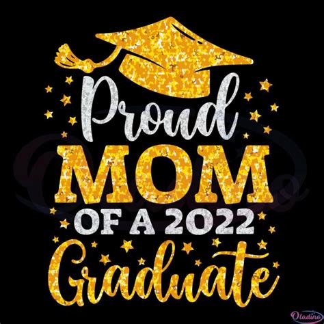Proud Mom Of 2023 Valedictorian Class 2023 Graduate Svg Cricut File