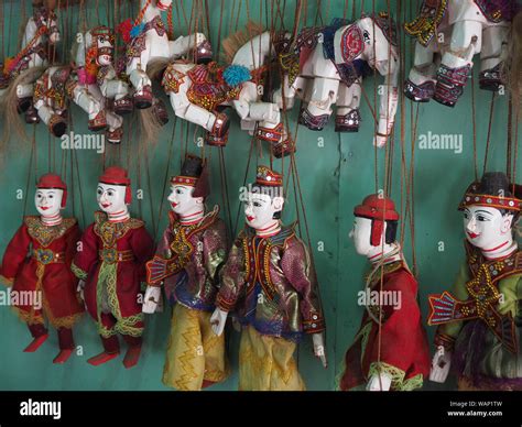 Myanmar Puppet Souvenir Myanmar Traditional Toysdolls Stock Photo Alamy