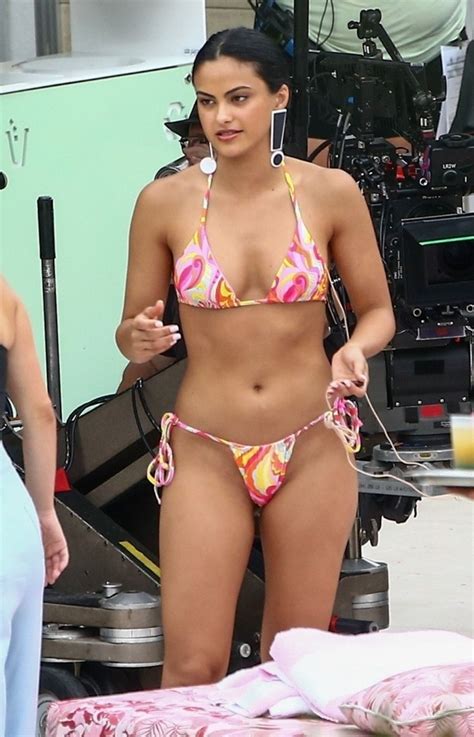 Camila Mendes In Bikini On The Set Of Strangers In Miami Beach 08022021 Hawtcelebs