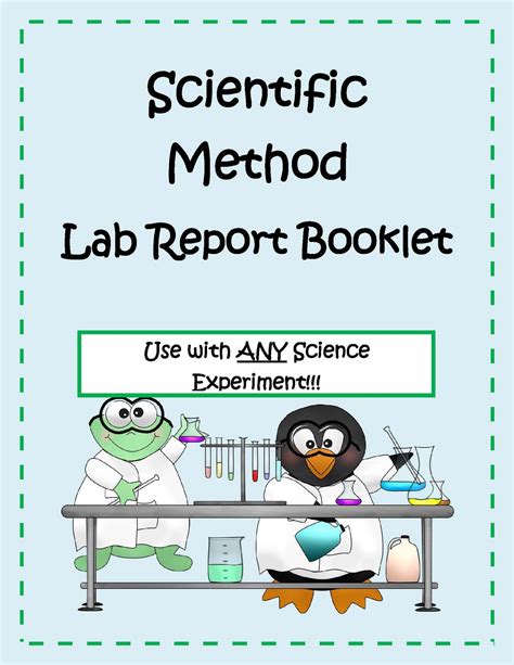 Little Miss Middle School Scientific Method Lab Report Booklet