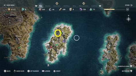 Assassins Creed Odyssey Quête du trésor inestimable sur Keos Island