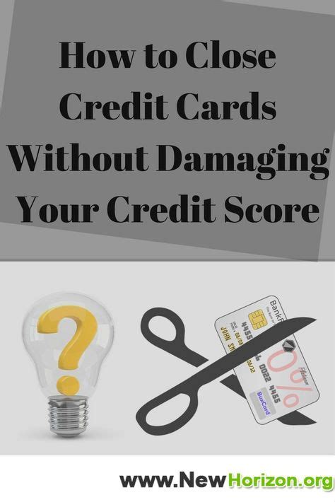True, this will prevent these people from building up. How to Close Credit Cards Without Damaging Your Credit Score (With images) | Paying off credit ...