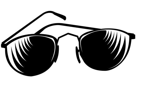 Black And White Clip Art Of Sunglasses Clip Art Library