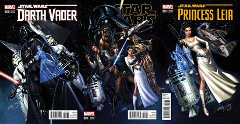 J Scott Campbell Connected Star Wars 1 Covers Princess Leia Scott