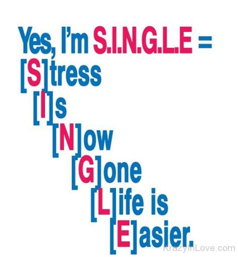 Yes I Am Single