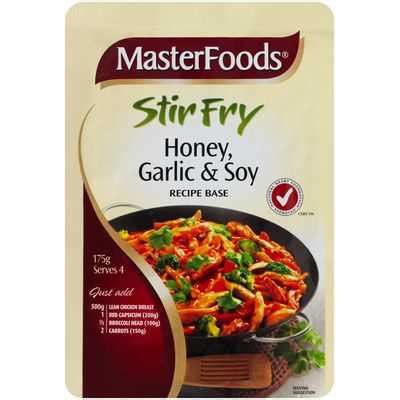 Masterfoods Stir Fry Sauce Honey Garlic Soy Ratings Mouths Of Mums