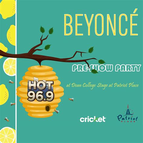 Beyoncé Pre-Show Party at the Dean College Stage | Patriot Place