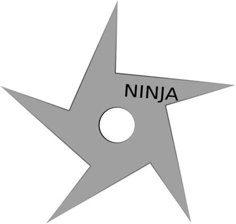 How To Draw A Ninja Star Easy