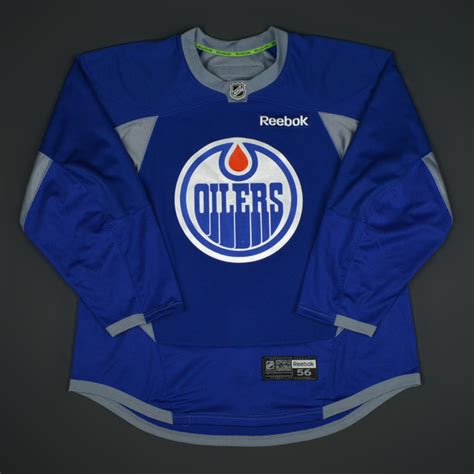 Edmonton oilers blank orange infants toddler kids home premier jersey. Ryan Nugent-Hopkins - Edmonton Oilers - 2015-16 Practice-Worn Jersey - NHL Auctions