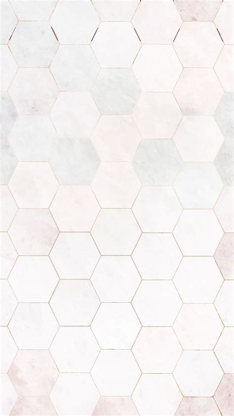 Hexagon Pink Marble Tiles Pattern Premium Photo Rawpixel