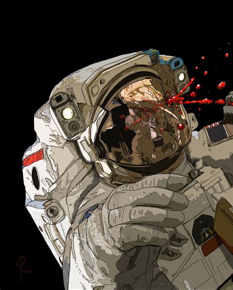 Space Trouble Paul Lasalle Space Drawings Space Art Astronaut Art