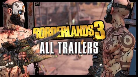 Borderlands 3 All Character Planet And Gameplay Trailers Youtube