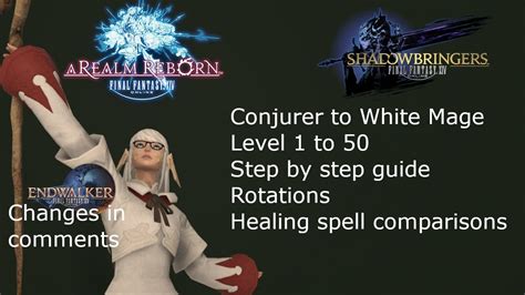 Final Fantasy 14 Conjurer To White Mage Guide Level 1 50 In Detail