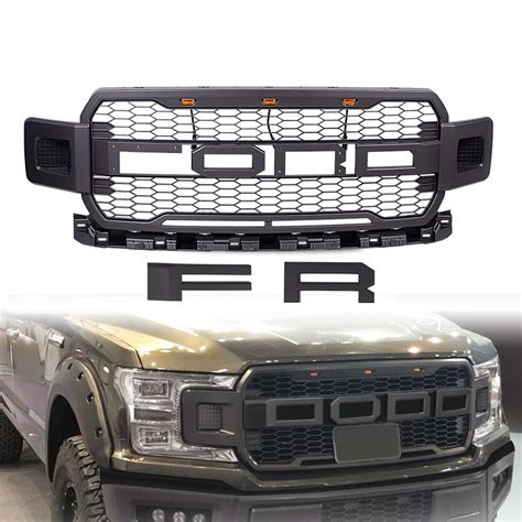 Buy Raptor Front Grill Fits For 2018 2019 Ford F150 F 150 Front Grille