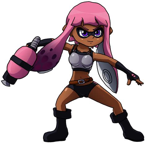 Inkling In Octoling Getup By Bluesupersonic On Deviantart