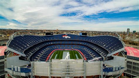 Aerial Drone Photos Of Mile High Stadium Denver Broncos