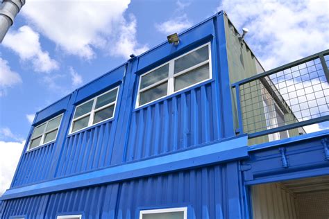 Multi Level Shipping Container Offices Stack And Combine