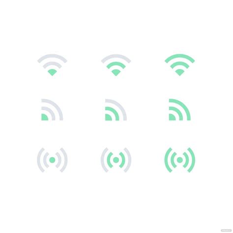 Small Wifi Symbol Vector In Illustrator Svg  Eps Png Download