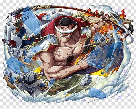 Edward Newgate Aka Whitebeard Barbe Blanche One Piece Transparent