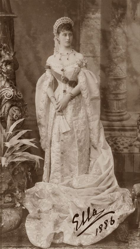 Grand Duchess Elizabeth Feodorovna Of Russia In Court Gown Reina