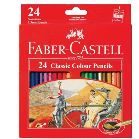 115854 Faber Castell Classic 24 Colour Pencils